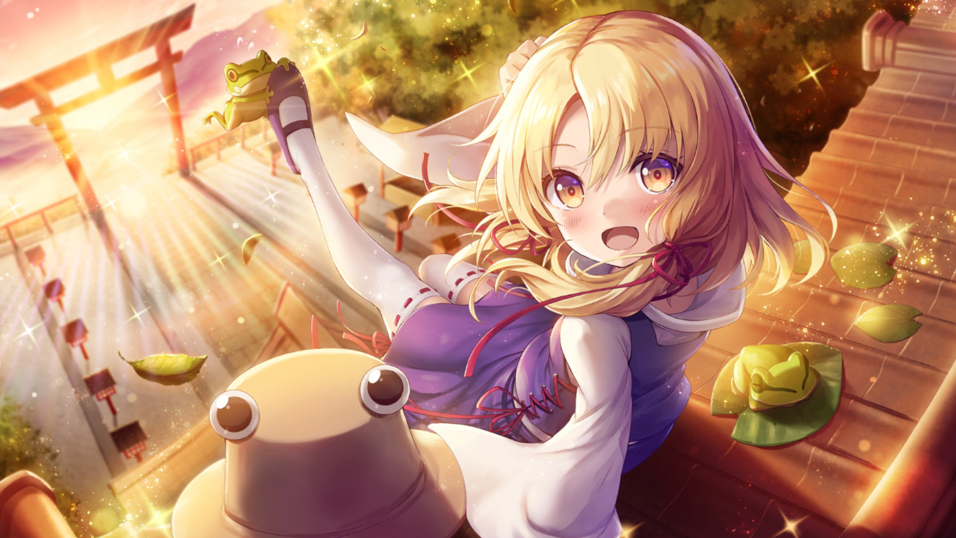 ケロちゃん境内を見下ろす.jpg ケロちゃん境内を見下ろす.jpg