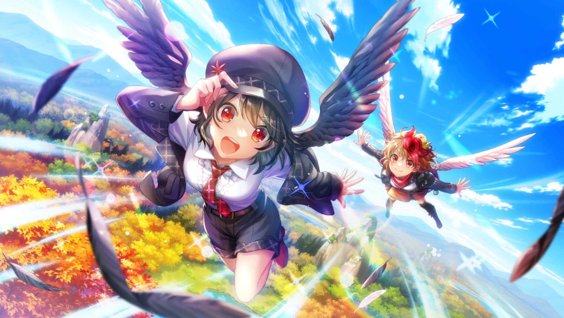 天翔ける黒と白の双翼.jpg 天翔ける黒と白の双翼.jpg